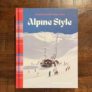 Anthropologie Alpine Style Book with Red and White Cover